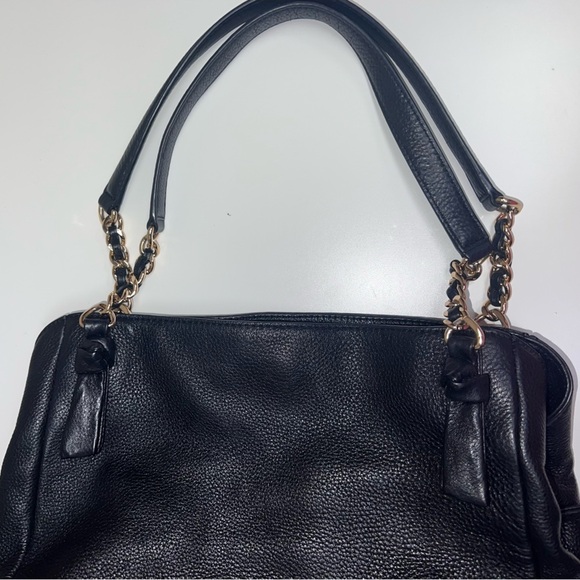 *Tory Burch- Black Tory Burch Large Harper Tote - Picture 7 of 12